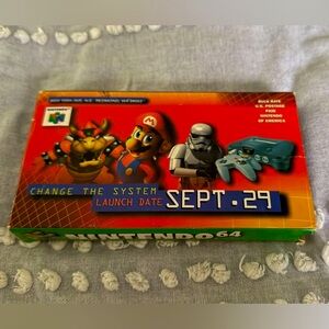 RARE AF Nintendo 64 “Change the System” VHS Video Tape 1996 WITH Original Box